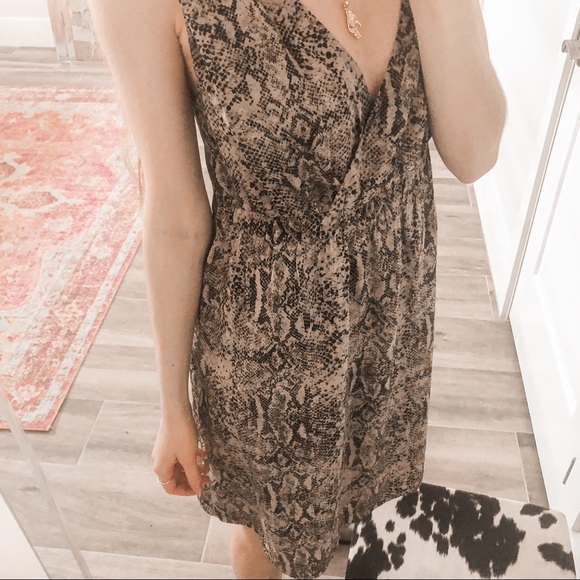 CONVERSE SNAKE PRINT BABYDOLL TANK DRESS - Picture 3 of 7